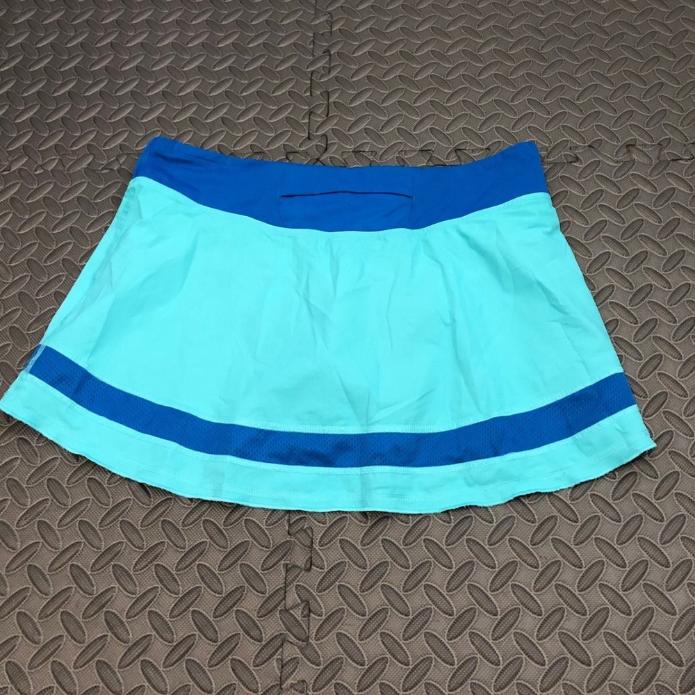 Patagonia Skort Womens M Turquoise Blue Running Athletic Skirt 23110 - Picture 10 of 10